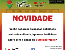 Tablet Screenshot of nakaba.com.br